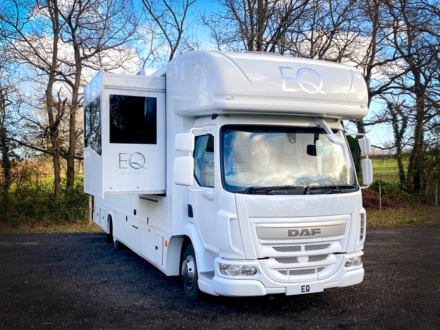 EquineQuality's tweet photo. "Fiji", our stunning new 2023 build 12-tonne luxury horsebox will be on show at the David Broome Event Centre this weekend (Fri 02 June - Sun 04 June) so feel free to have a look around and say Hello!
Full details at: https://t.co/8uEMiw0pbe...
Call us on 01825 831 931 https://t.co/NtG2zDeZYN