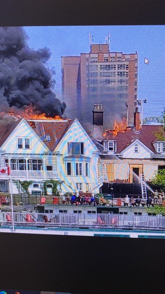 Historic Waegwoltic Club in Halifax is burning. <a href="/CTVAtlantic/">CTV News Atlantic</a> <a href="/CTVNews/">CTV News</a>
