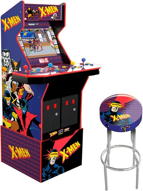 X-Men Arcade1up Machine with Stool, Riser, Lit Deck & Lit Marquee is $399.99 in Best Buy's DotD (normally $749.99) zdcs.link/ovZKL