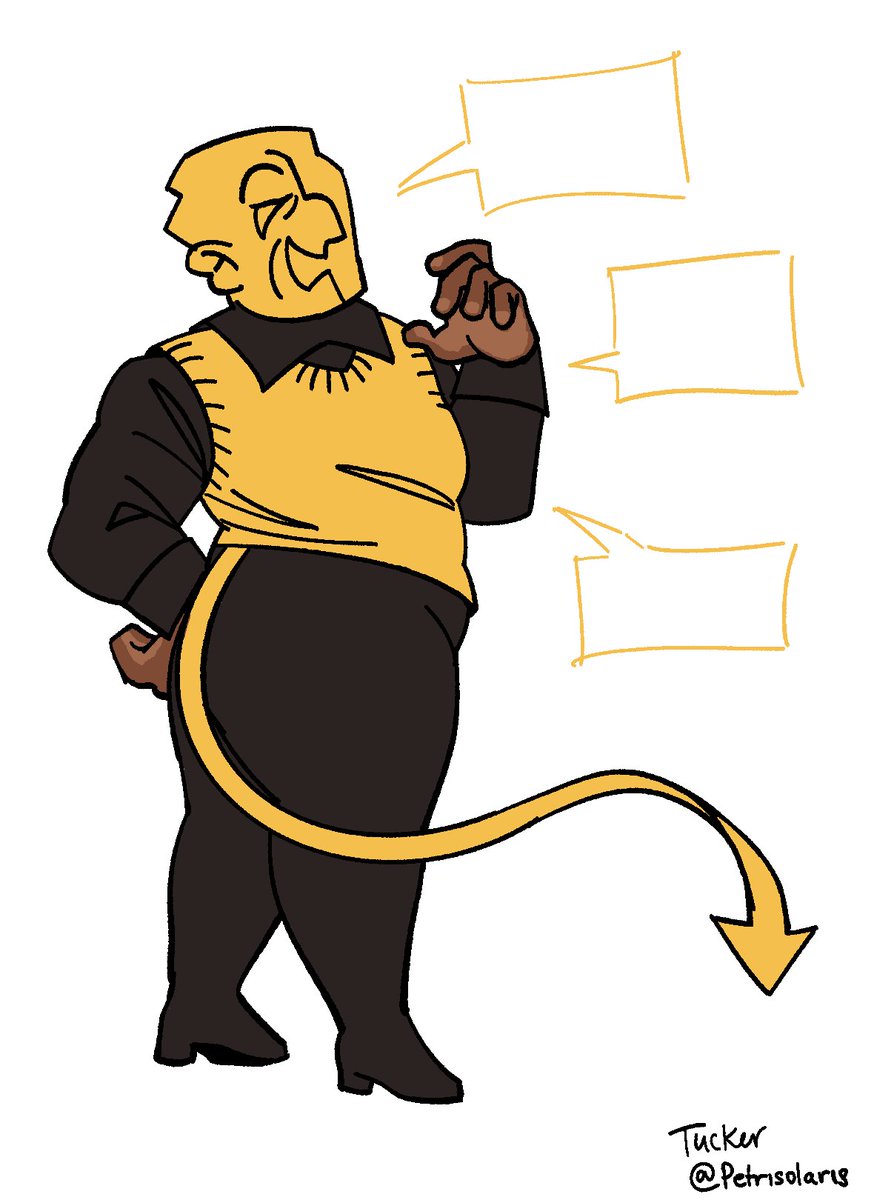 Petrisolaris's tweet image. changing his design AGAIN #tspnarrator