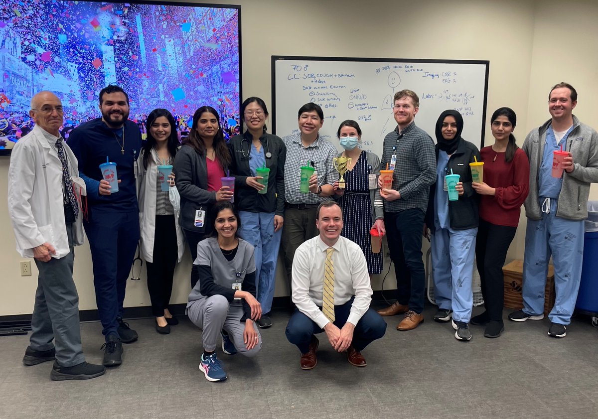 CAMCInternalIAM's tweet photo. Congratulations to our residents on the “Chillag’s Champions” team! They brought home the victory for our 2022-2023 Internal Medicine Journal Club! https://t.co/OdduLvjwOm