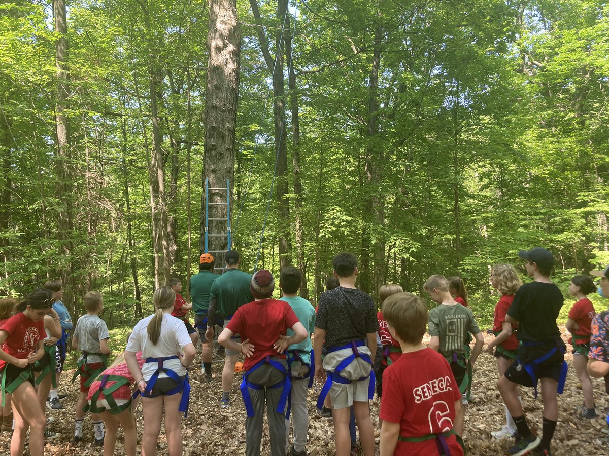 team_seneca's tweet photo. Ready to climb! 🌳☀️ @CMS_Braves @BravesSupt #CanandaiguaProud https://t.co/YZ48Q5istG