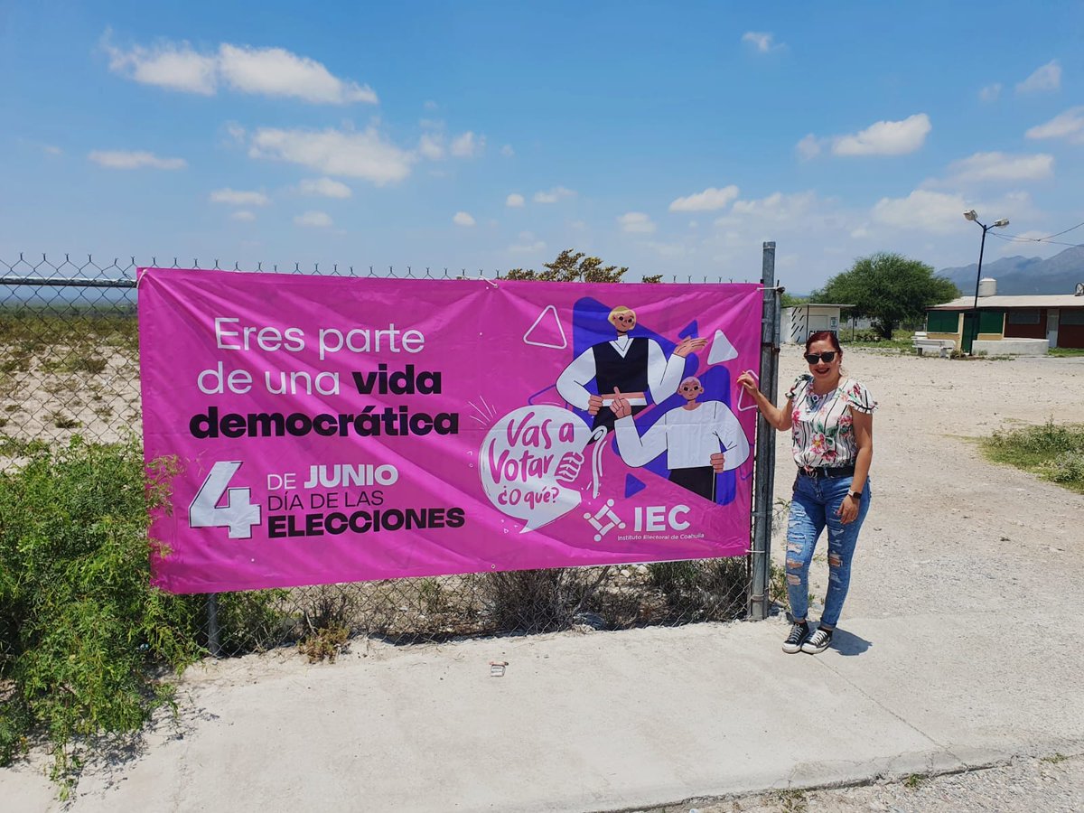 CM_Castanos's tweet photo. Separa la fecha,  este 4 de junio Vas a votar o que?
CME Castaños seguimos animando a la ciudadanía a ejercer su derecho al voto.
@IEC_Coahuila 
#Este4dejunioVota https://t.co/K2NGnzSdQi