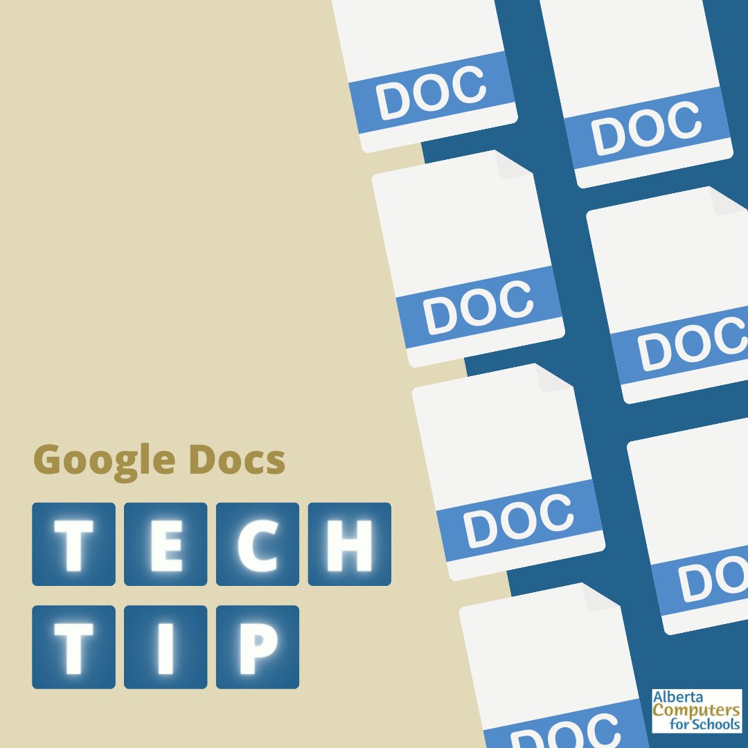 CFS_Alberta's tweet image. Google Docs has now adapted to voice to text, recognizing users commands like &quot;comma&quot;, &quot;period&quot;, and &quot;new paragraph&quot;. A great new hack for if you&apos;re on the go!

#GoogleDocs #voicetotext #techtip