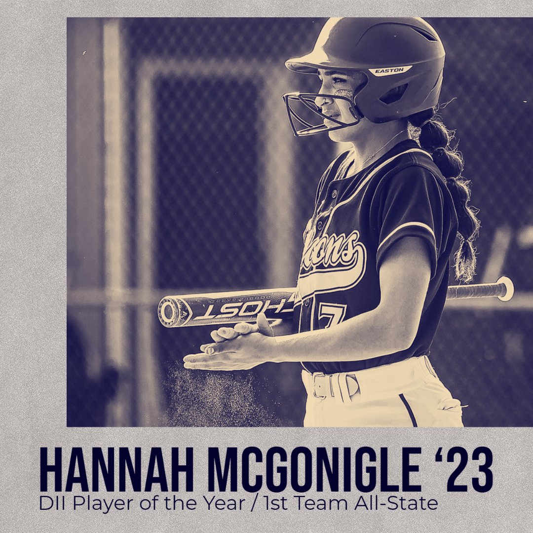 And 👏 👏 senior <a href="/hmcgonigle05/">Hannah McGonigle 2027</a> for being named DII Player of the Year, the first in program history. We'll start with the 2023 stats:

.500 AVG, .894 SLG, 1.479 OPS
33 H, 16 XBH, 24 RBI, 17 R, 14 BB, 3 ITB
79 PO/A, 3 DP, 3 E, .963 FPCT 
69.1 IP, .707 ERA, 85 K

⬇️