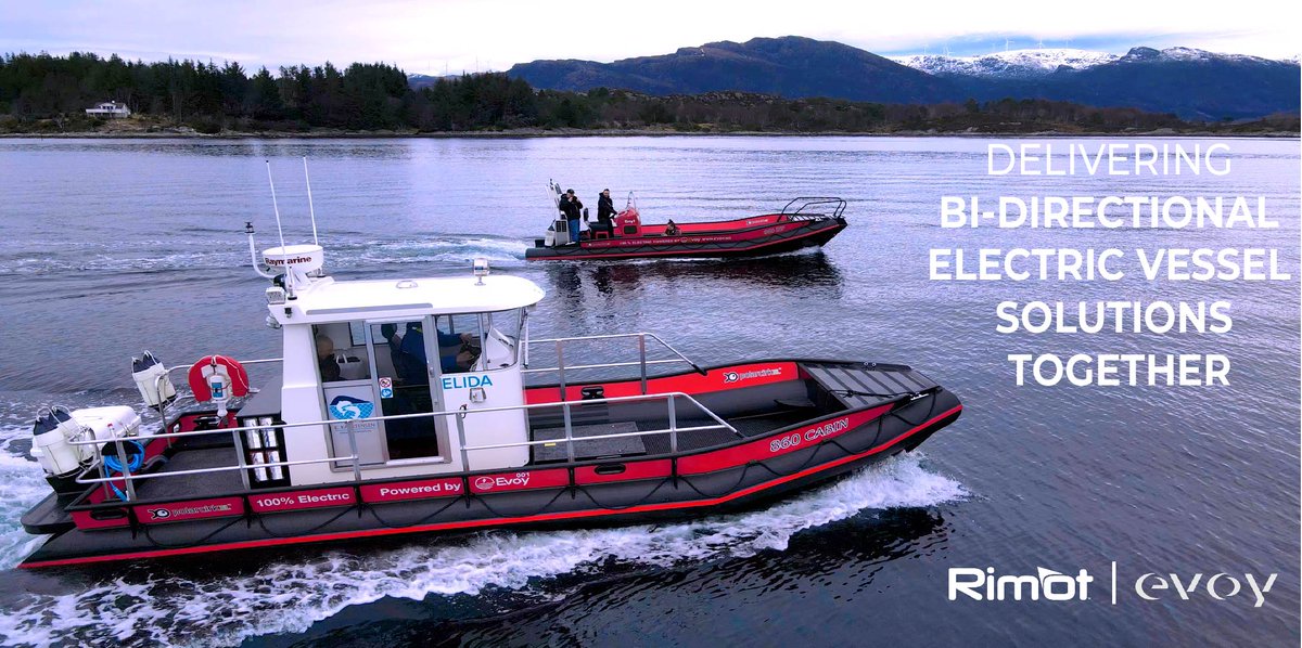 Exciting news! Rimot has formed a partnership with @PoweredByEvoy to introduce the first bi-directional fast-charging vessel-to-grid solutions in Canada, utilizing Evoy's top-of-the-line electric propulsion systems. hubs.li/Q01R_3lm0
#electricboats #VesselToGrid
