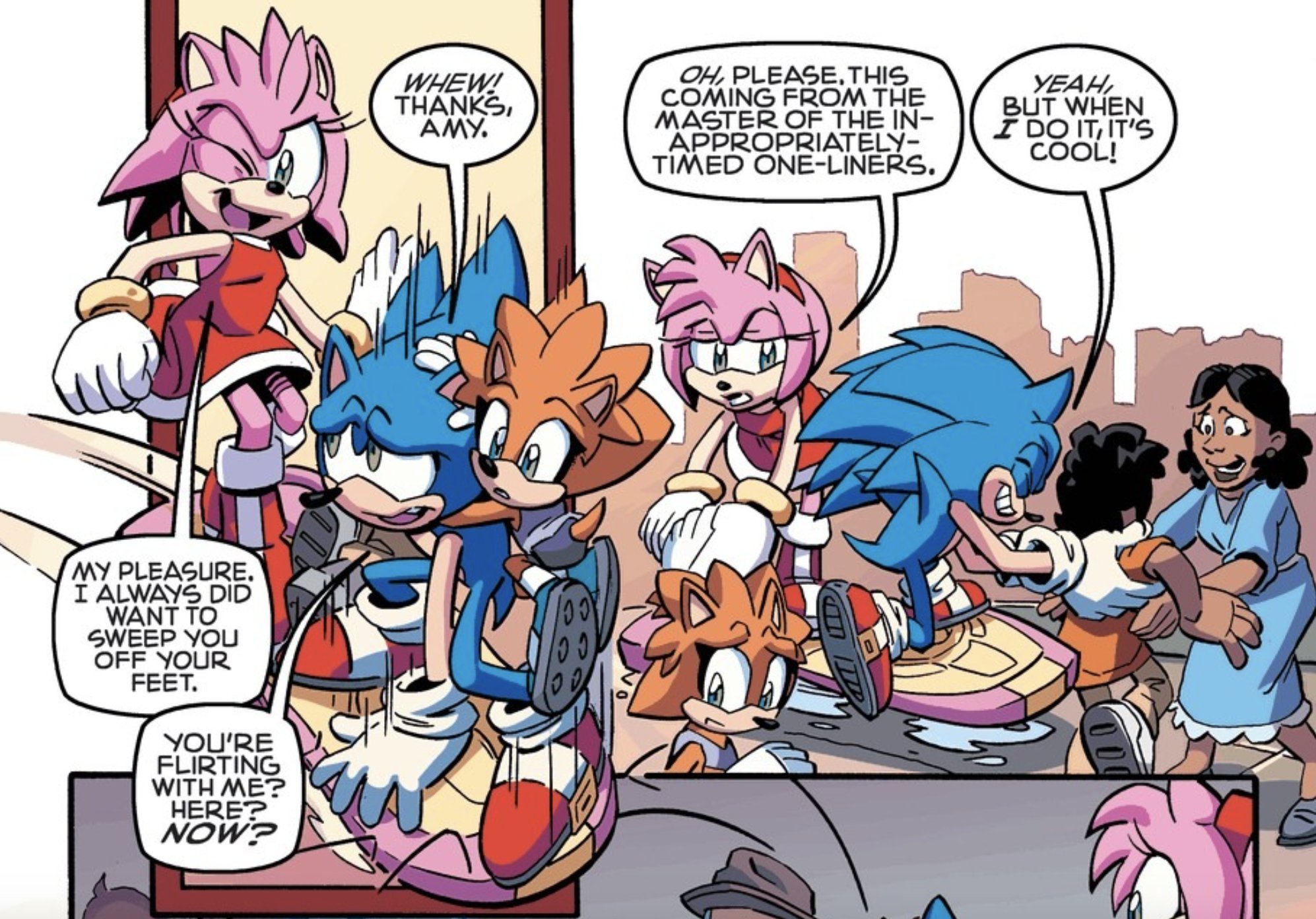 Sonamy comic part 1 in 2023  Sonic and amy, Sonic, Comics