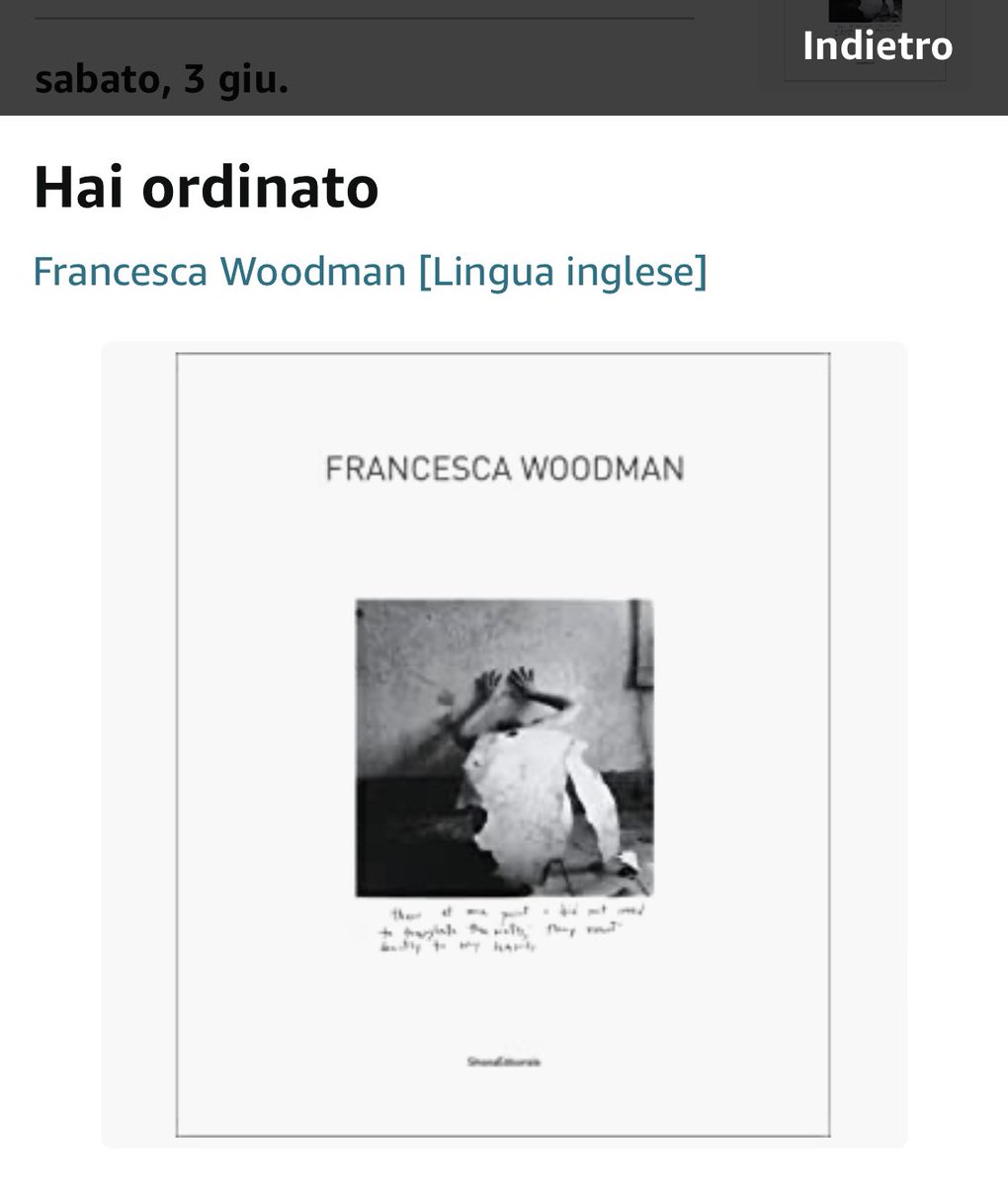 Necessità mi autoregalo emozioni #FrancescaWoodman