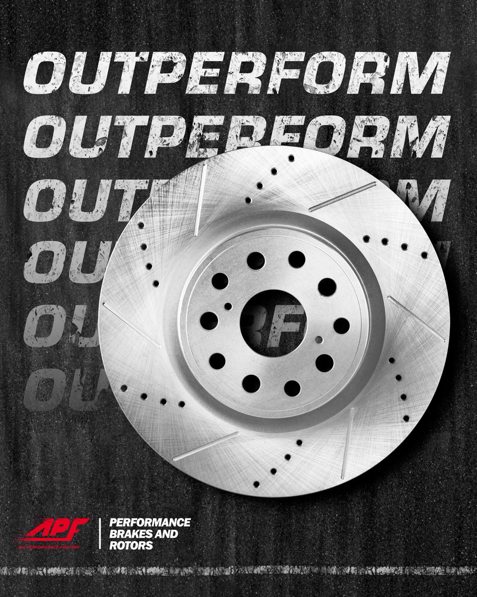 Outperform the Competition!🏁

APF Performance Zinc Rotors & Ceramic Brake pads.

To learn where to find yours, Click the link below:
>> APFParts.com
.
#apfparts #rotors #zincrotors #ceramicbrakes #brakepads #brakeupgrade #autoparts #automotive