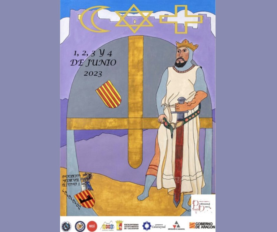 Desde el viernes hasta el domingo, Calatayud celebra las Alfonsadas, fiestas declaradas de interés turístico de Aragón, donde revive su pasado medieval con una gran cantidad de actividades que te permitirán adentrarte en la historia y la cultura. #Alfonsadas #Calatayud #Historia