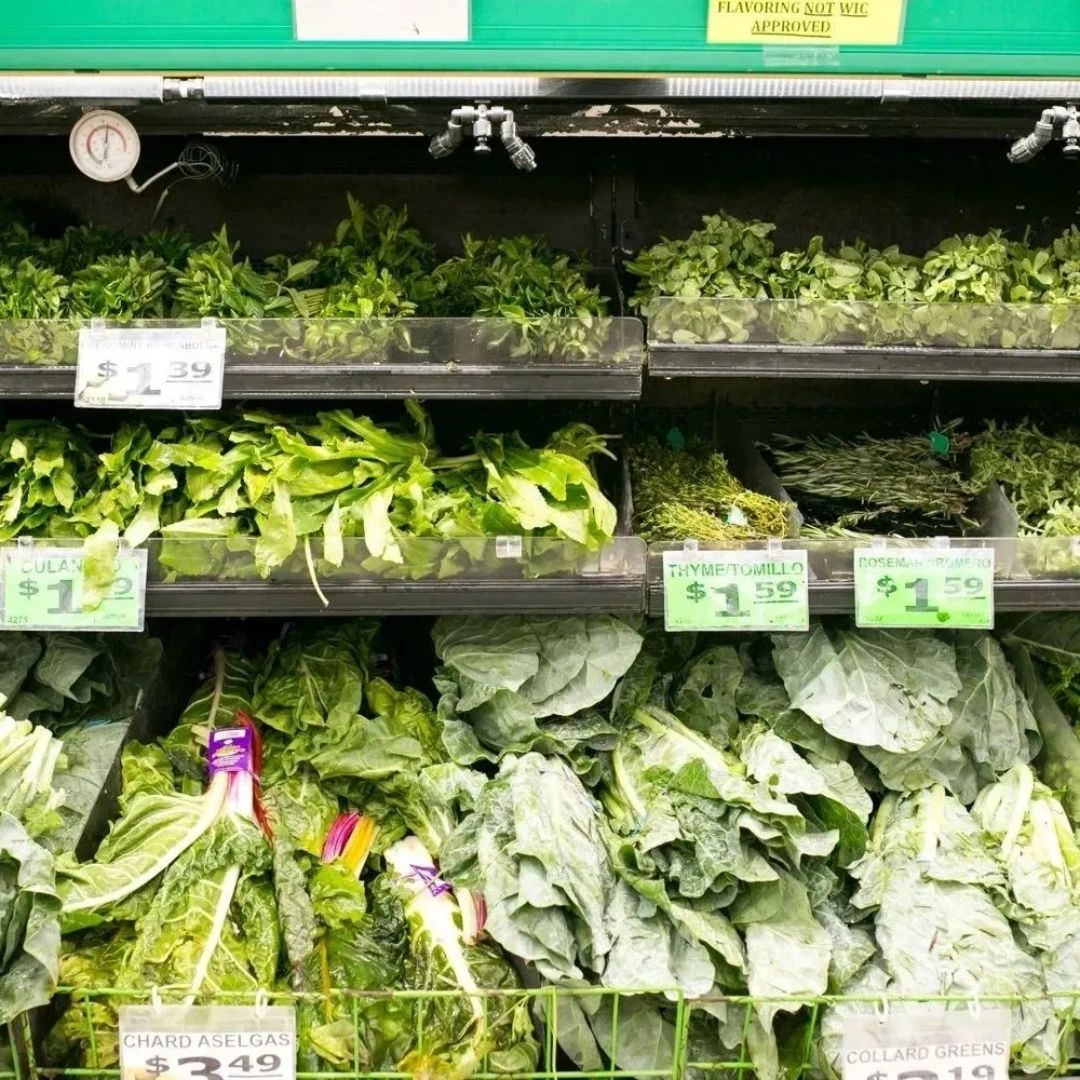 Health experts say to load your plate with colorful foods. Well, our fresh greens certainly cover one section of the rainbow!