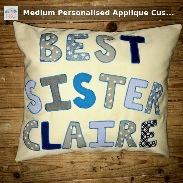 😍 Medium Personalised Applique Cushion 😍  starting at £20.00
Shop now 👉👉 shortlink.store/qd0emh-fyn4o
#tweeturbiz #flockBN #Atsocialmedia #handmade #FBNpromo