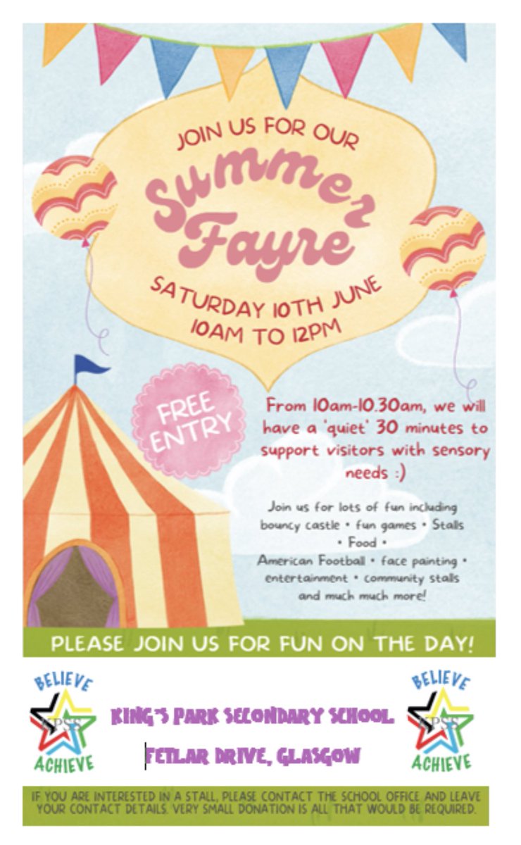 KPSS (@kingsparksec) on Twitter photo Not long to go now until we enjoy some fun together at our Summer Fayre! ☀️ We’re looking forward to family fun, please join us if you can - all welcome!! <a href="/KPSSParent/">KPSSparent</a> @Nick_FARE <a href="/Carly_FARE2022/">Carly@FARE</a> #pleaseretweetandshare Not long to go now until we enjoy some fun together at our Summer Fayre! ☀️ We’re looking forward to family fun, please join us if you can - all welcome!! <a href="/KPSSParent/">KPSSparent</a> @Nick_FARE <a href="/Carly_FARE2022/">Carly@FARE</a> #pleaseretweetandshare