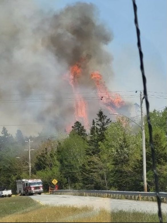 Prospect rd/St. Margarets Bay rd #NSwildfire #halifaxfire #halifax #NovaScotia