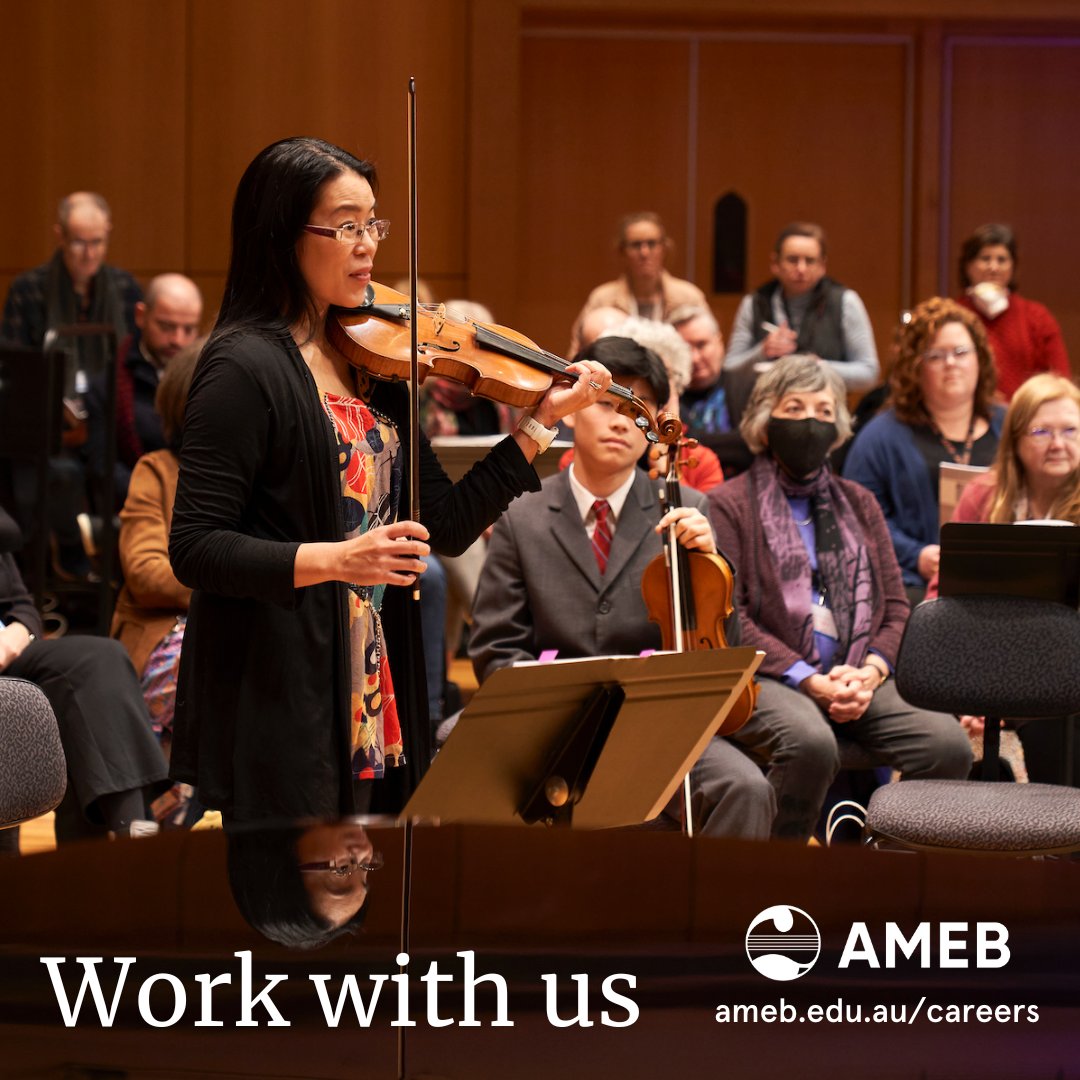 ✨JOB OPPORTUNITY✨

We're seeking a creative with a marketing mindset, attention to detail and impeccable communication skills to be our Events Coordinator and join the dynamic team at AMEB. bit.ly/45JiFGj

Apply by 12 June, 5pm AEST.

#AMEBcareers #WorkForUs #ArtsJobs