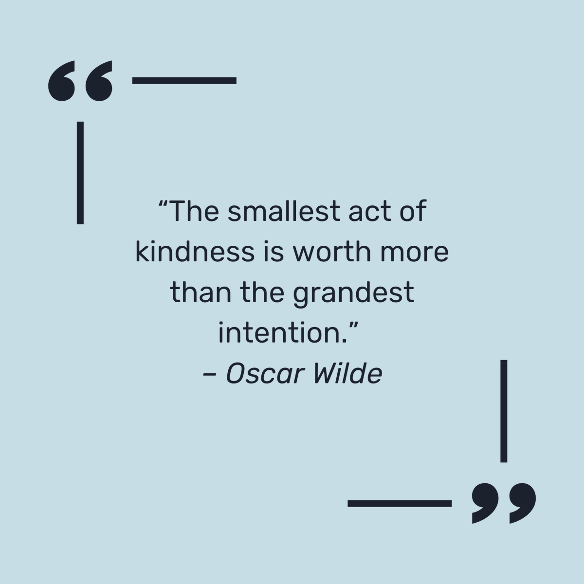 StMarysHOW's tweet photo. “The smallest act of kindness is worth more than the grandest intention.”
– Oscar Wilde https://t.co/2PAPQu2uaC