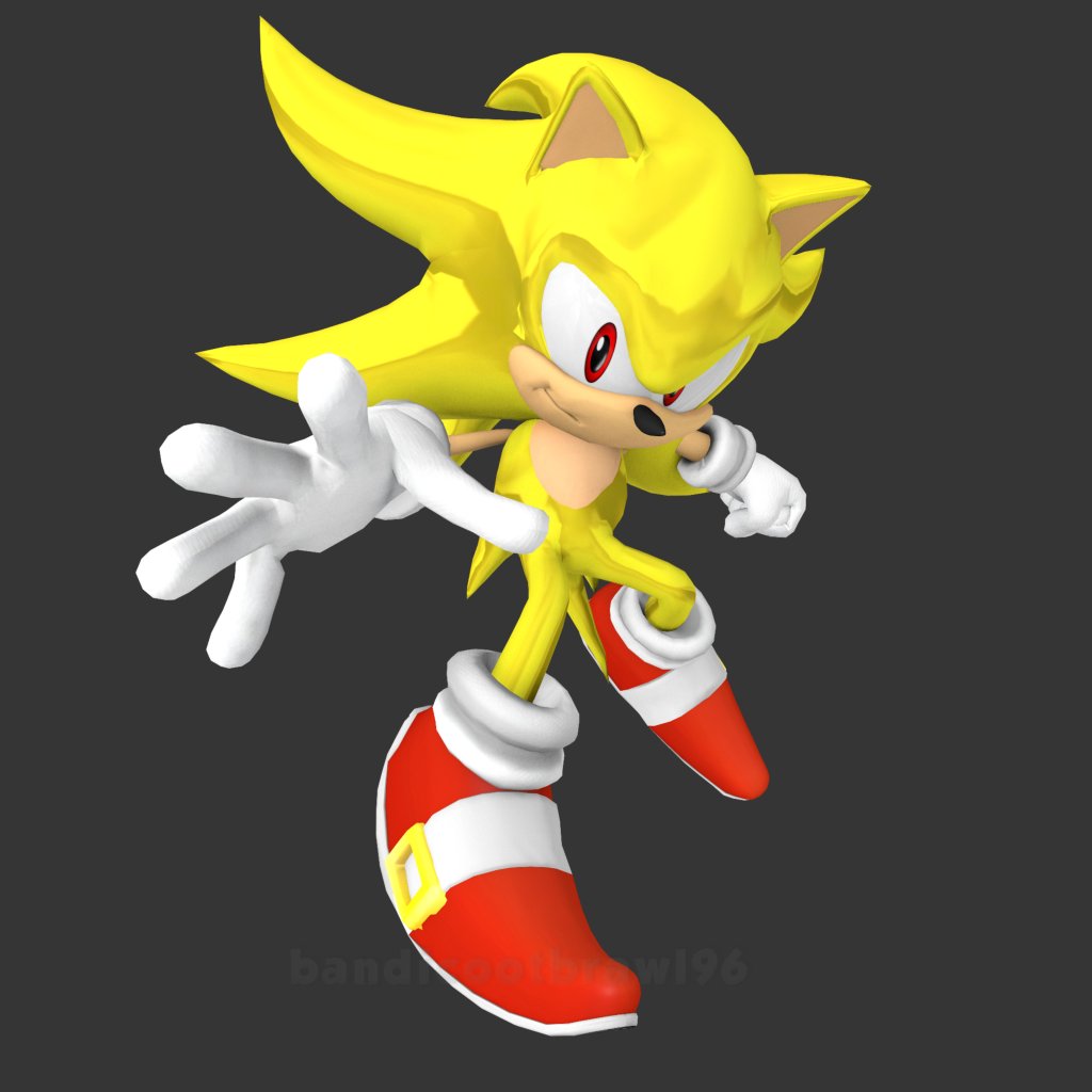 Dreamcast Shadow  Sonic Adventure 2 Render by bandicootbrawl96 on