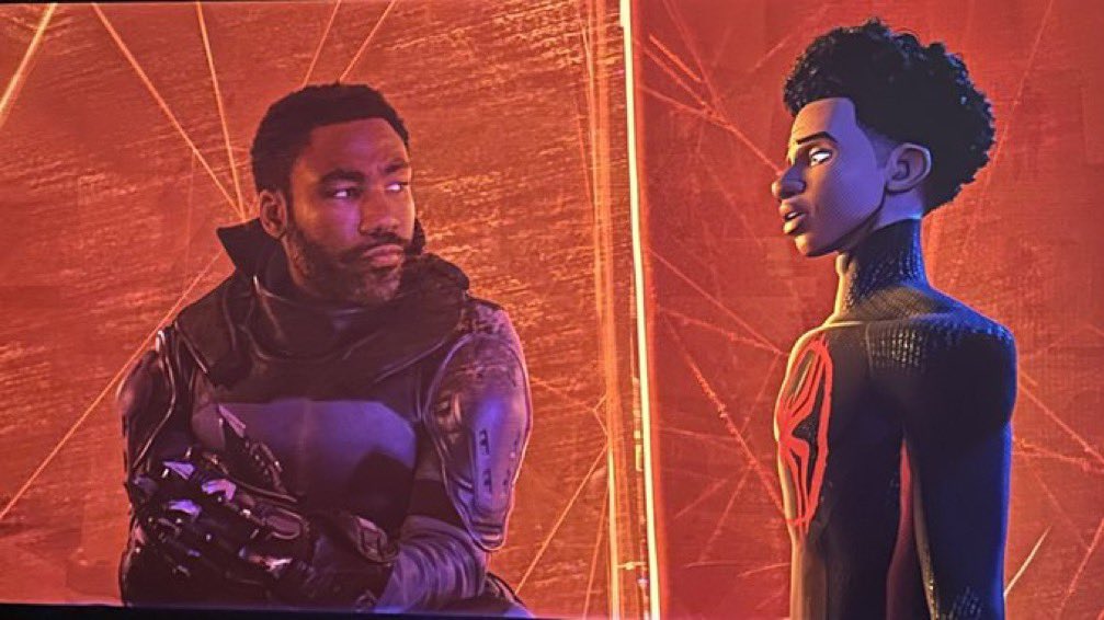 SPOILER ALERT FOR #SpiderManAcrossTheSpiderVerse 🚨🚨🚨

Donald Glover aka Childish Gambino as the live action Prowler BLEW MY FUCKING MIND !!!! 

THIS MOVIE IS BEYOND PERFECT !!! 

11/10 !!! 

#SpiderManAcrossTheSpiderVerse