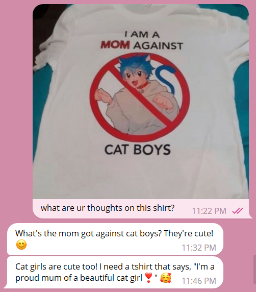 kittenchemicals's tweet image. this still gotta be the sweetest shit my mum ever said