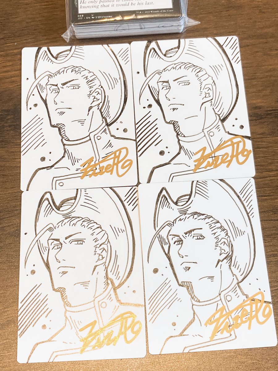 MTGイベント用のアーティストプルーフ描かせていただいております! 久しぶりのアナログ、楽しかったです。 アクリルガッシュ使いたくなりますねー!  #MTG