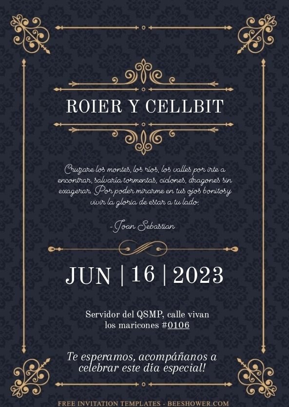 Se nos casan c!Roier y c!Cellbit, y están todos invitados

#guapoduo #roierqsmp #cellbitqsmp #qsmp #boda #roier #cellbit