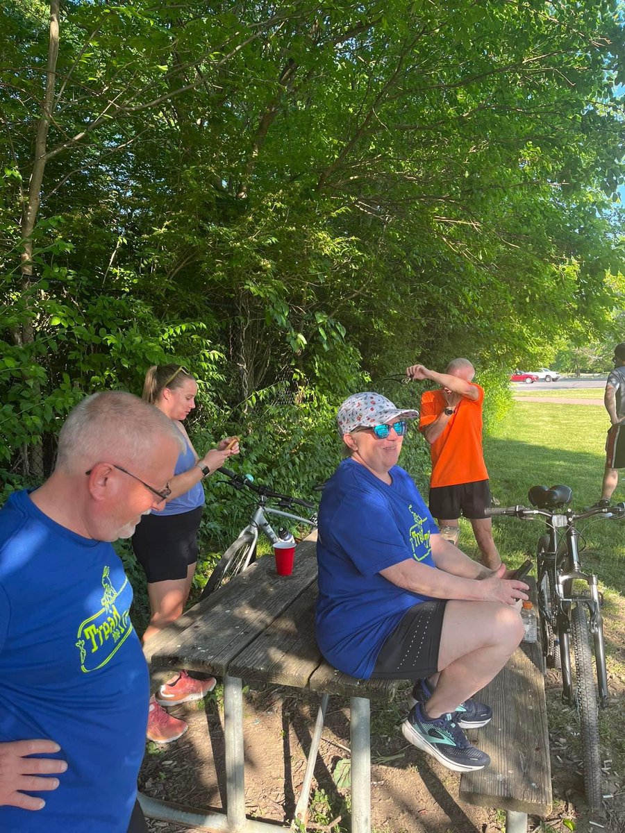 FWRunningClub's tweet image. Kudos to the 31 “treaders” who braved the heat for tonight’s Tread the Trails at Franke Park.