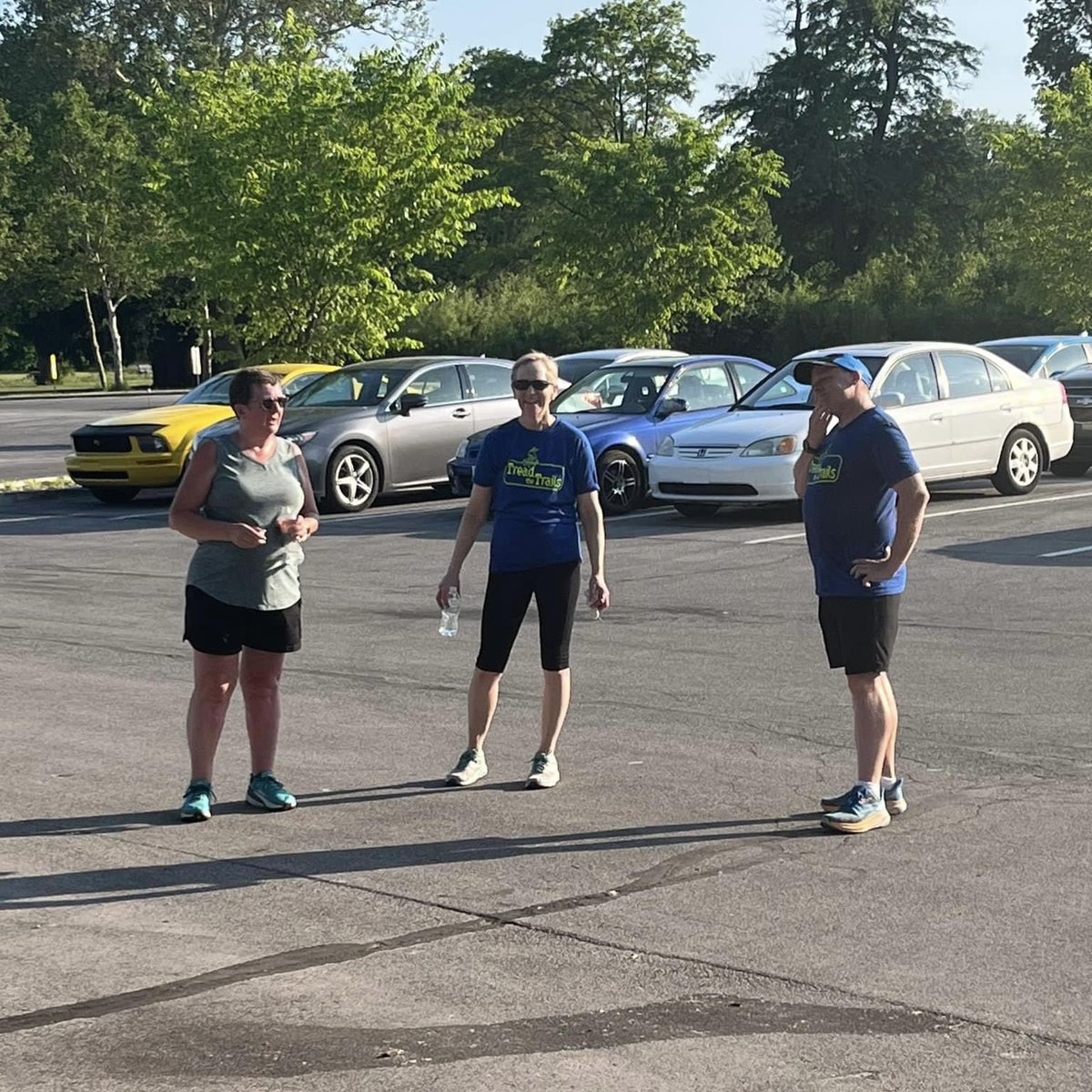 FWRunningClub's tweet image. Kudos to the 31 “treaders” who braved the heat for tonight’s Tread the Trails at Franke Park.