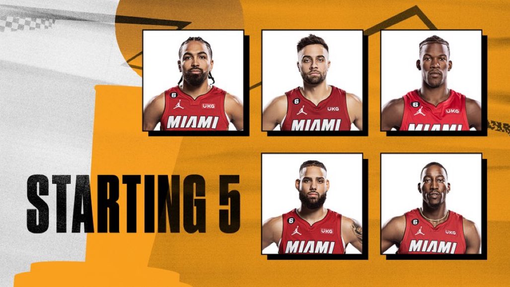 HEAT_ARAB's tweet photo. خماسي البداية لاول مباراة في نهائي البطولة 🔥 https://t.co/qc16A9aBCk