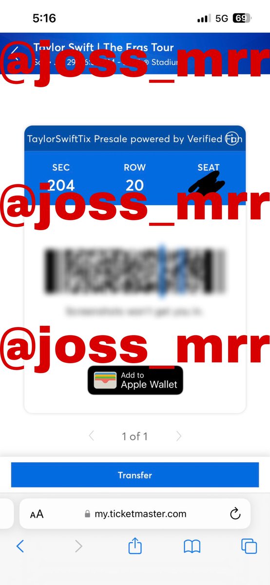 Eras Tour Resell tweet media