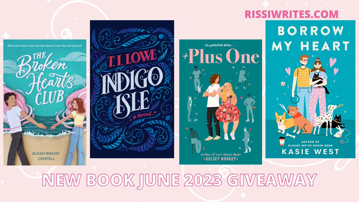 Rissi JC | RissiWrites.com (@rissijc) on Twitter photo 📙NEW BOOK JUNE 2023 GIVEAWAY: MONTH SIX OF NEW BOOK RELEASES TO ENJOY--> ENTER TO WIN ONE OF JUNE'S NEW BOOK RELEASES! rissiwrites.com/2023/06/new-bo… #NEWBOOKS #BOOKS #READERS #READING #NEWBOOK #NEWRELEASES featuring books by <a href="/MistyMBeller/">Misty M. Beller</a> <a href="/KasieWest/">Kasie West</a> <a href="/RachelHauck/">Rachel Hauck</a> <a href="/TiLowe/">T.I. Lowe</a> + MORE! 📙NEW BOOK JUNE 2023 GIVEAWAY: MONTH SIX OF NEW BOOK RELEASES TO ENJOY--> ENTER TO WIN ONE OF JUNE'S NEW BOOK RELEASES! rissiwrites.com/2023/06/new-bo… #NEWBOOKS #BOOKS #READERS #READING #NEWBOOK #NEWRELEASES featuring books by <a href="/MistyMBeller/">Misty M. Beller</a> <a href="/KasieWest/">Kasie West</a> <a href="/RachelHauck/">Rachel Hauck</a> <a href="/TiLowe/">T.I. Lowe</a> + MORE!