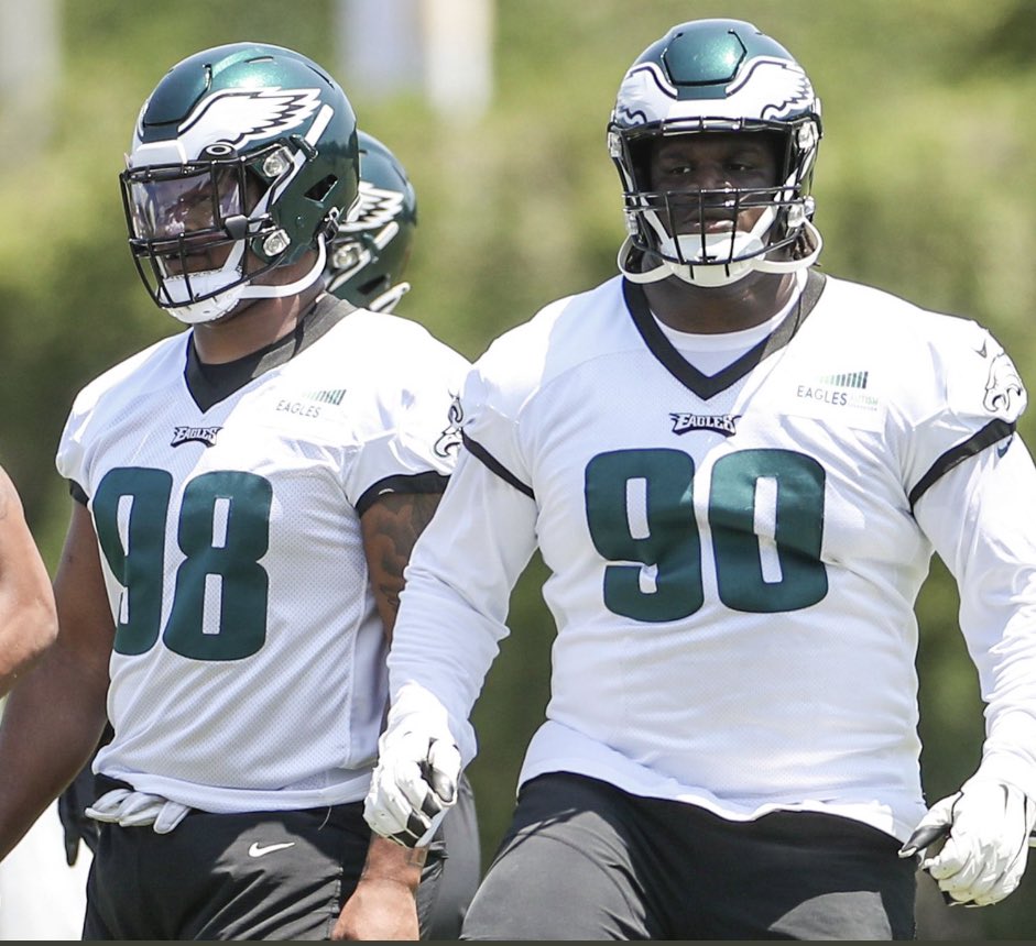Philly_Mike25's tweet photo. The Future at DT is in good hands for the #Eagles they just getting started 👀 https://t.co/Mxlu1uGywp