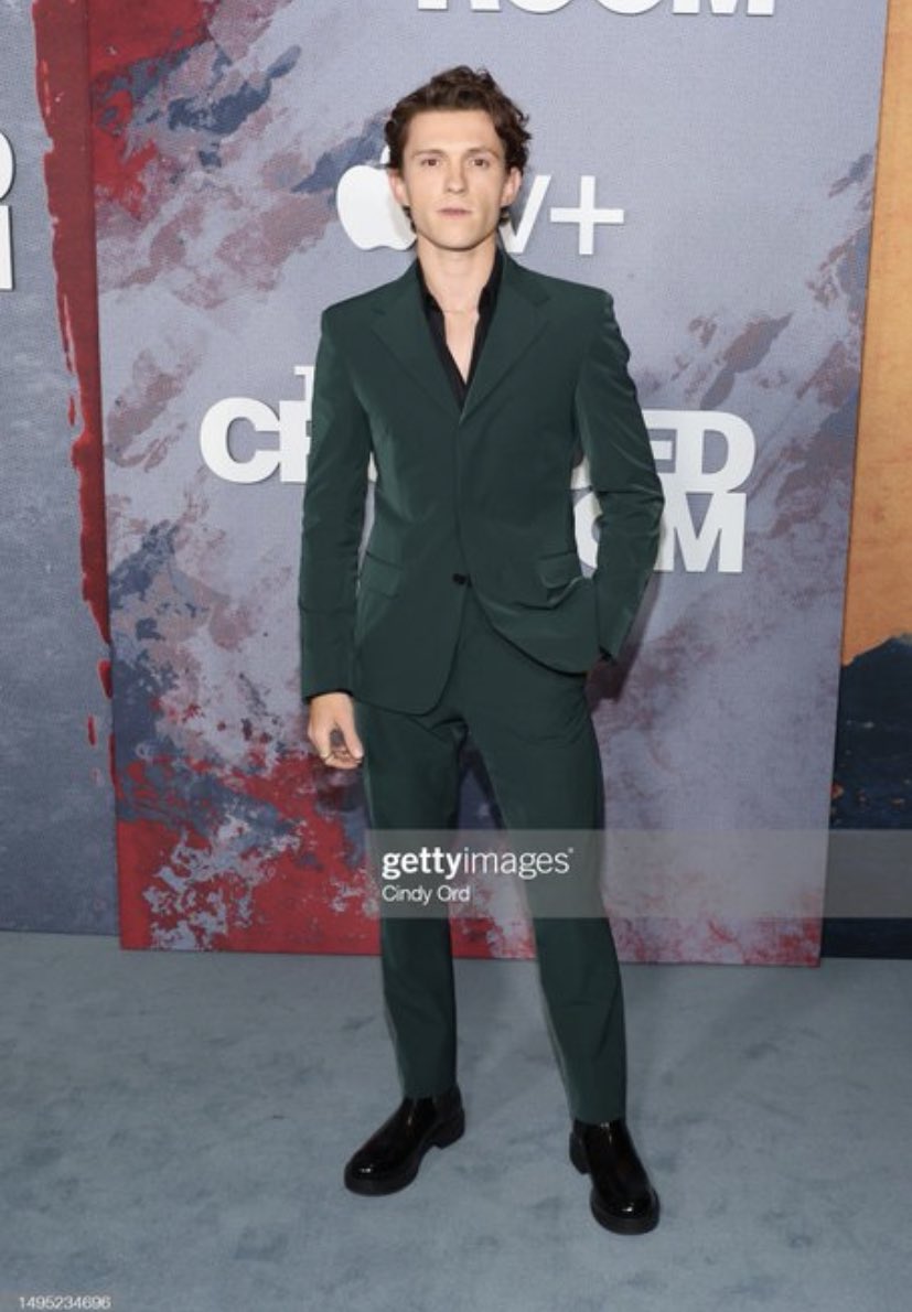 AllNewsTom's tweet photo. 📸 | Tom Holland at Apple TV+'s "The Crowded Room" Premiere. https://t.co/7R4xCF63OF