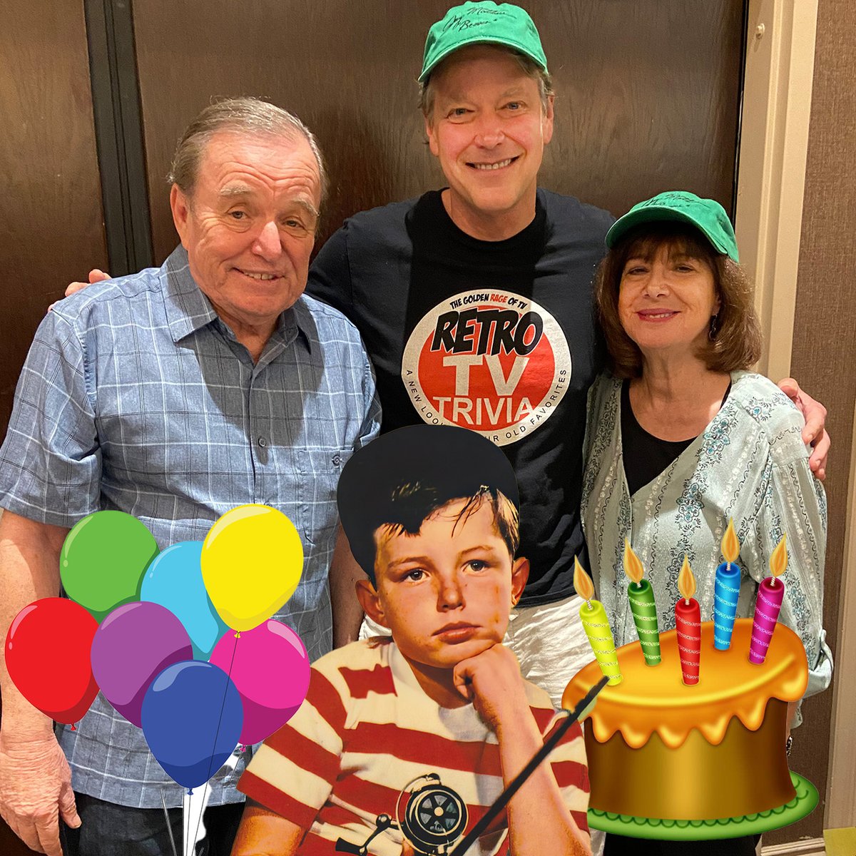 GoldenRageofTV1's tweet photo. With my pals #JerryMathers and his wonderful wife Teresa. Wishing Jerry a very #happybirthday! #BOTD #leaveittobeaver #beavercleaver #classictv #actor #RetroTVRadio #PatMcCormack https://t.co/FT3nKK56pO