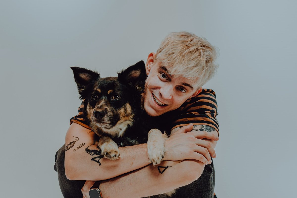 ethannestor's tweet photo. me &amp; mister 🥰 https://t.co/9eMgJSsOTu
