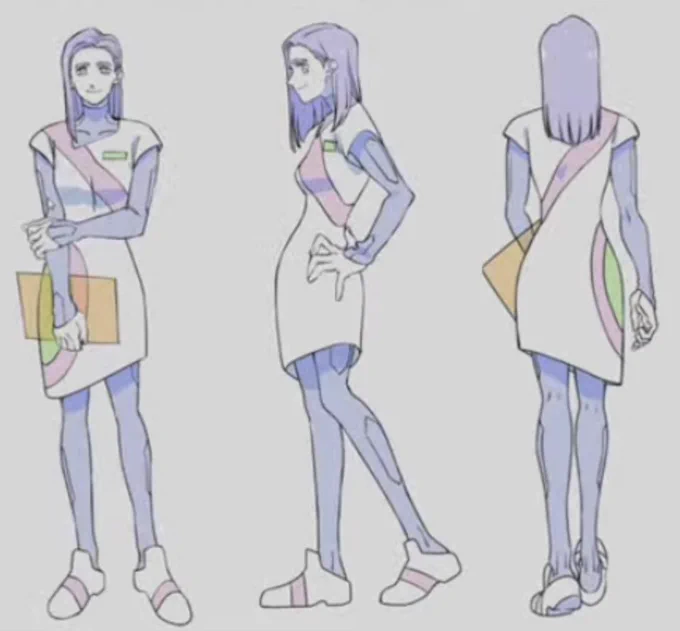 i love these turn arounds/expression sheets for rem she's so pretty