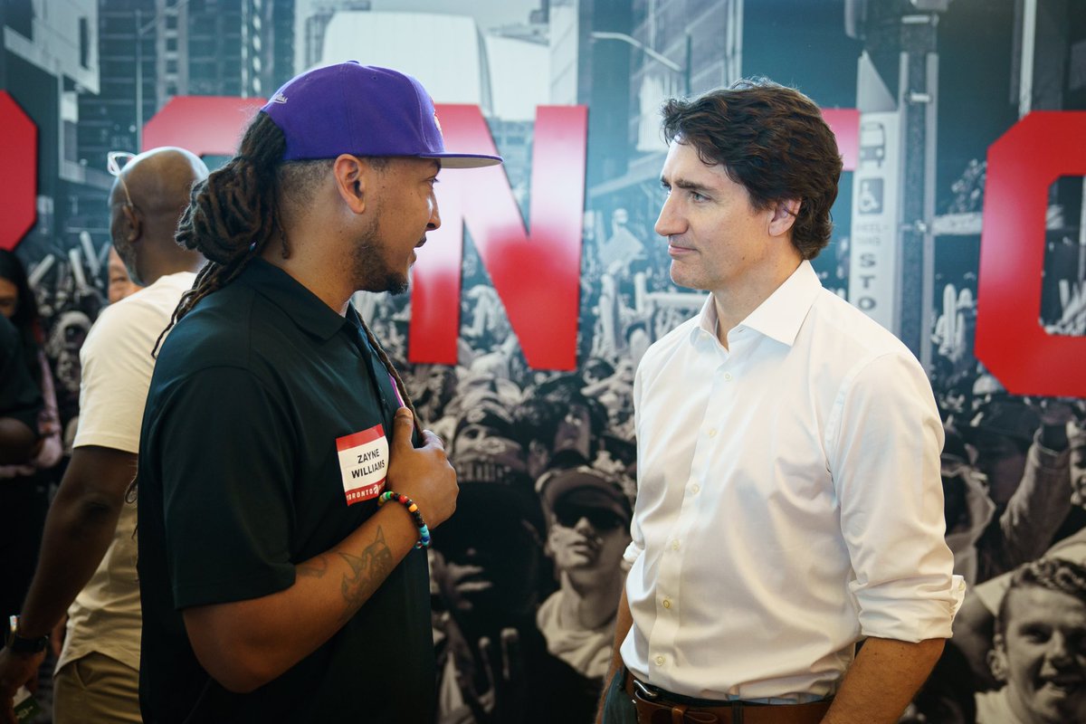 JustinTrudeau's tweet image. Just announced alongside Masai Ujiri, gun control advocates, victims’ families, and community members: Starting this year, the first Friday of June each year will be the National Day Against Gun Violence.