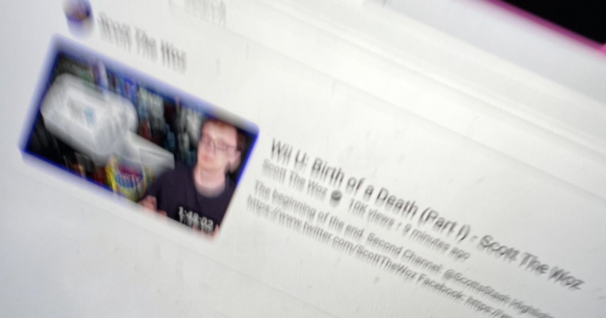 ScottTheWoz's tweet image. I'm free