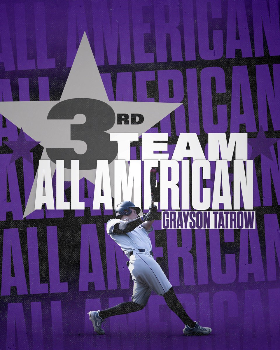 From WAC Player of the Year to 3rd Team All-American, @gtate__19’s hard work and dedication continues to pay off. Congratulations! ⚾️💜 #GoWildcats