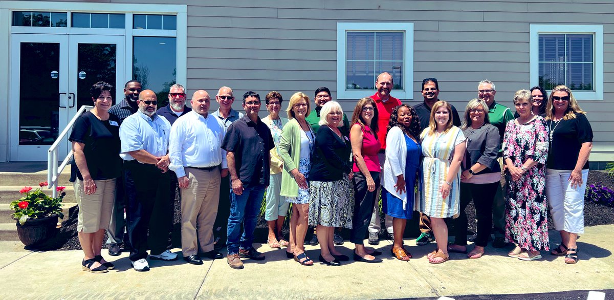 First official day <a href="/AACSDistrict/">Ashtabula Area City Schools</a> Amazing collaboration and planning with BOE members, central office staff, dept. heads and principals. #together #team #positive Thank you Marta Stone!