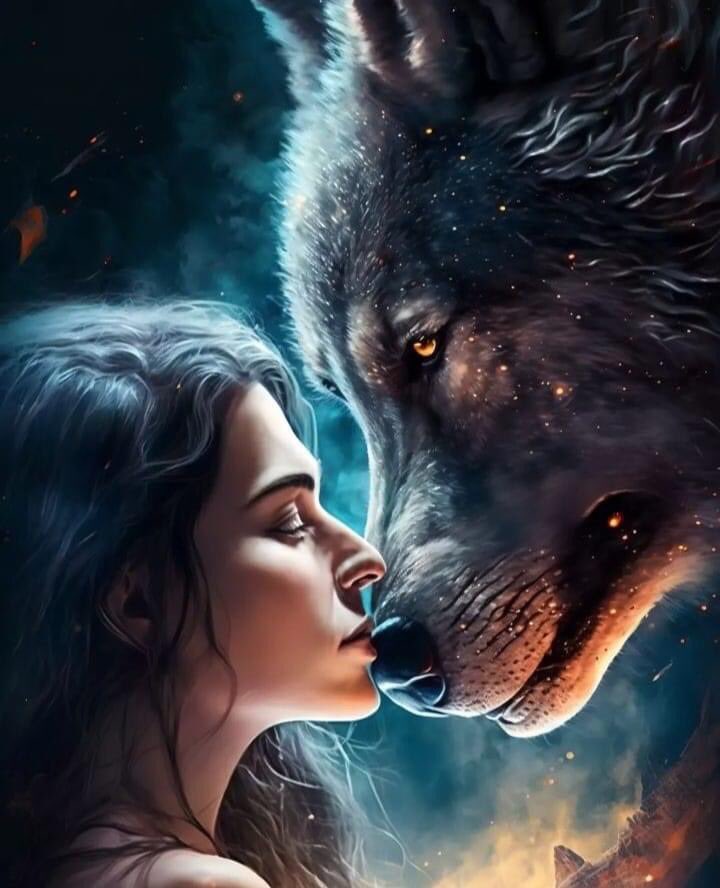 You are one of us now. We will protect you. You have our love & loyalty. Her eyes closed still they took a moment to breathe each other in. The night sky twinkled bright with stars a plenty. The grass beneath her feet felt wonderful & she wanted to run & howl.

#SalemVerse