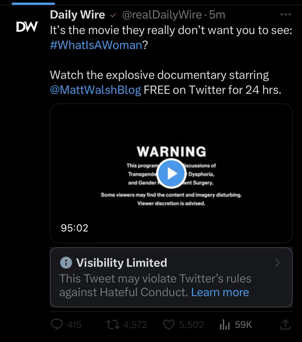 breeadail's tweet image. #whatisawomen is censored, despite your statements?