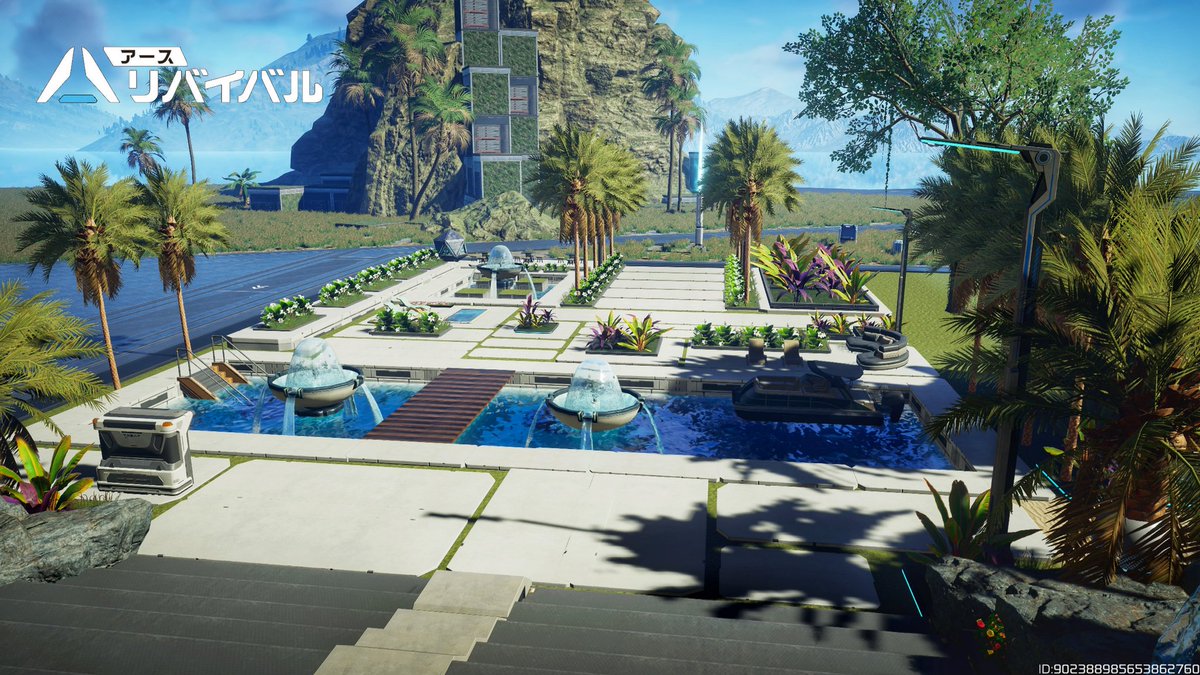 「White Villa Resort」

以前にシェルター建築と島建築を合体させるテクニックをツイートしましたが、
それを使ってがっつりリゾートを作ってみました😀
今回は白を貴重としたのですっきり！
ほんと島建築は時間が溶けます……まだまだ出来ることは沢山ありますね💦

 #アスリバ 
 #アースリバイバル