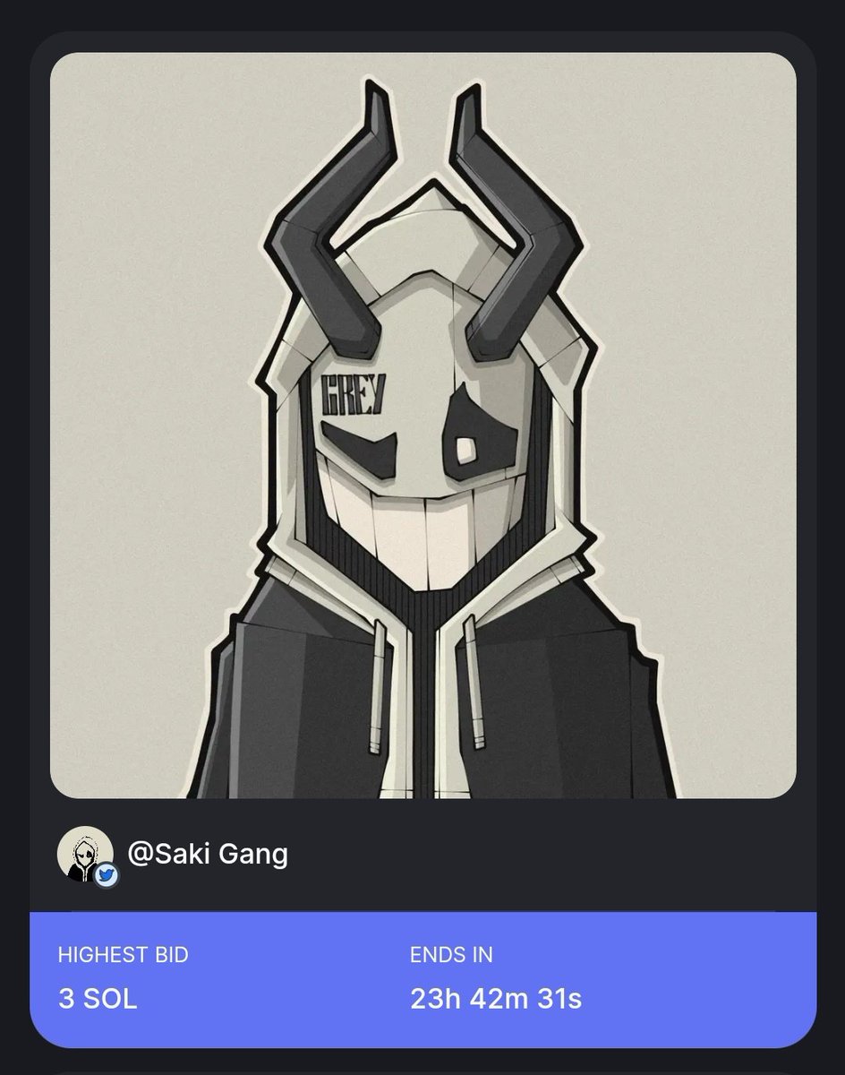 A Grey x @SakiGang666 collaboration just dropped on <a href="/exchgART/">Exchange Art</a> ! 🤘

This will be part of his series. 

Please give a follow to @SakiGang666 if yall got a chance 🫡

Link 🔗: