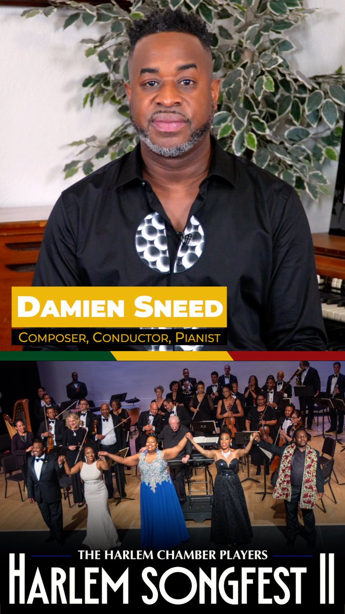 In our next episode, we are proud to feature our Harlem Songfest II Conductor/Music Director and featured Arranger, Damien Sneed.

Tickets for Harlem Songfest II are available at the link below.

tinyurl.com/3cfdy4ca
20 percent off with the code: HARLEM20OFF