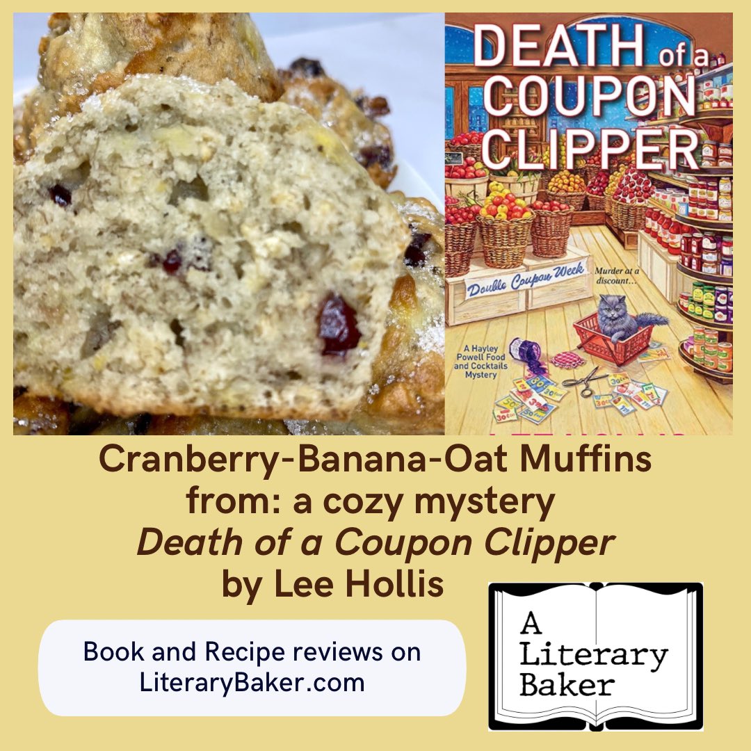 ALiteraryBaker's tweet photo. This is book #3 of 16 Hayley Powell Mystery series. A relatable single mom of two teenager who has had the worst luck in stumbling across murder victims.   #Read #Bake #Bookstagram #Bookswithrecipes #novelswithrecipes #recipe #cozymystery @LeeHollisBooks https://t.co/skZrFmxODJ https://t.co/8mobIqHi0n
