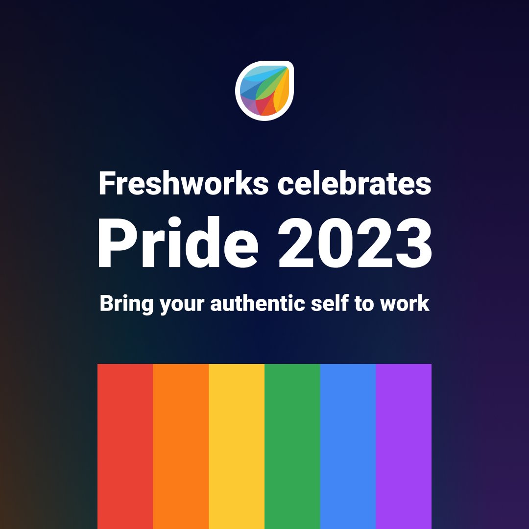 FreshworksInc's tweet photo. As #PrideMonth2023 kicks off, we're proud to stand by our LGBTQIA+ coworkers as we encourage everyone to bring their full selves to work. ๐๐
Stay tuned throughout the month for a glimpse of how Freshworks offices around the world are celebrating Pride!
#LifeAtFreshworks https://t.co/YXm1gGxkl5