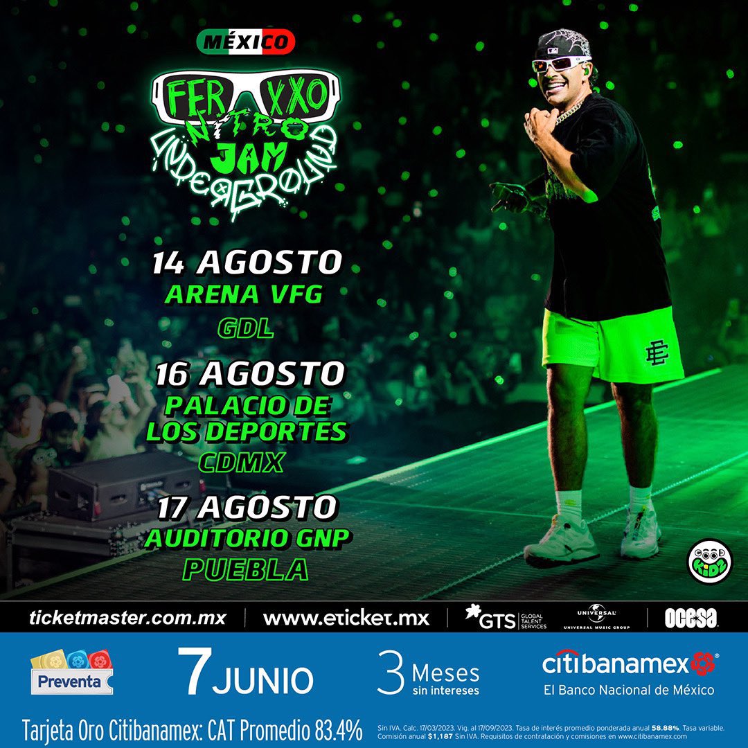Tickethamster on Twitter "🚨FERXXO en México!!! 🐹Llega el anuncio de