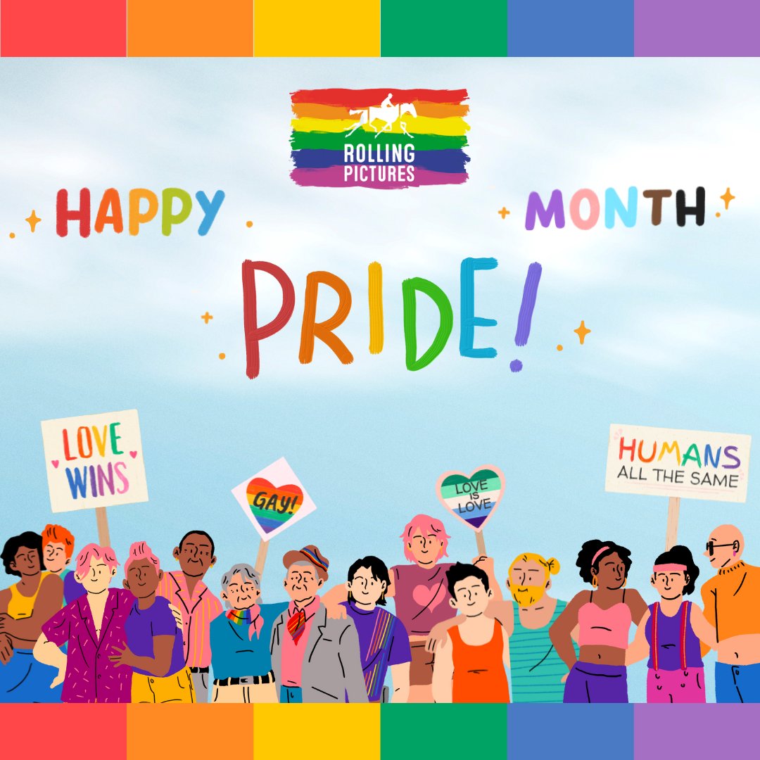🌈 Rolling Pictures wishes everyone a Happy Pride Month! 🏳️‍🌈#HappyPrideMonth