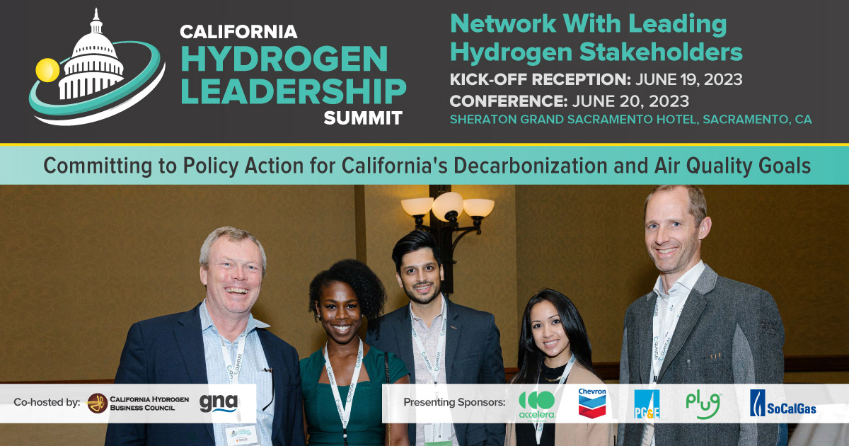 This June, 450+ #hydrogen advocates will convene at #CAHydrogenSummit to discuss the importance of hydrogen as a critical #decarbonization pathway. Register now to collaborate on upcoming policies to support the development of the hydrogen economy. ow.ly/300350OBnff