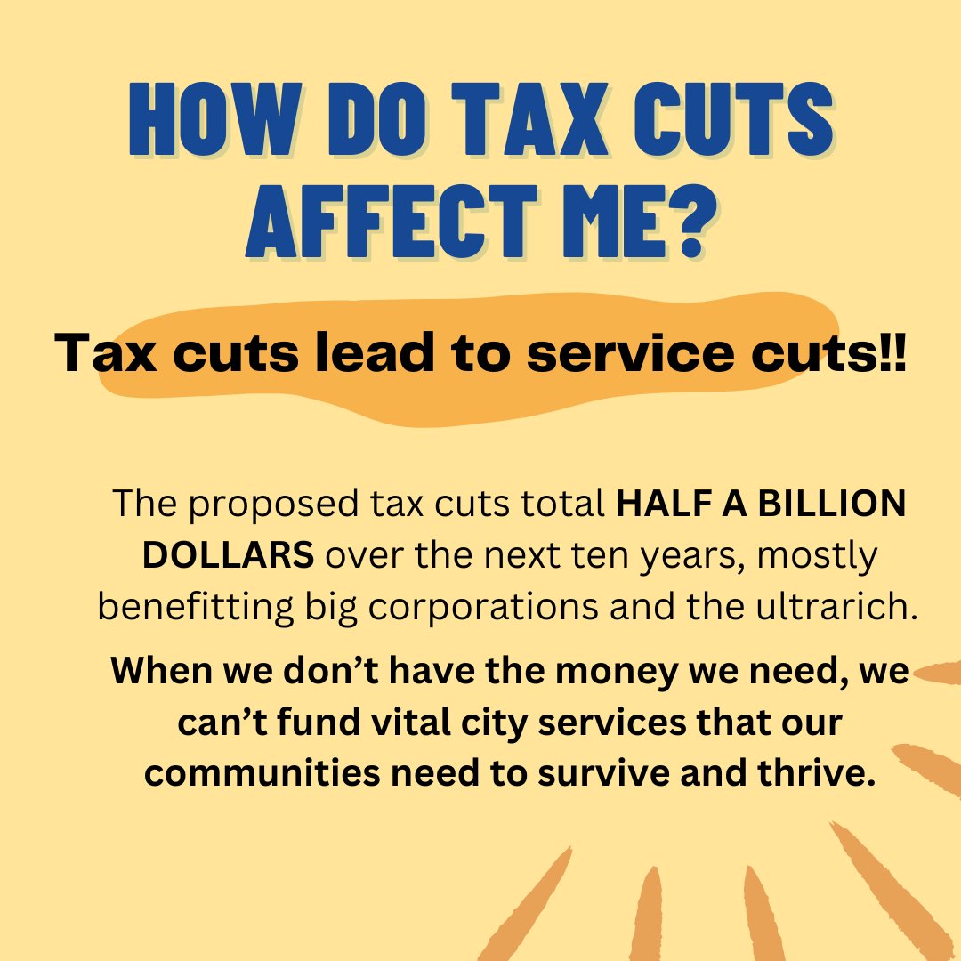 TaxTheRichPHL's tweet photo. ALERT: There are massive big business tax giveaways being pushed by the Chamber of Commerce in this year's city budget. Read more about how corporate tax giveaways lead to cuts to city services - and take action! https://t.co/780mcllCOF